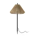 Lampe à piquet de terre SAIGON OUT E27 IP44, gris foncé, jaune ocre 