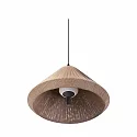 Luminaire suspendu d'extérieur SAIGON OUT E27 IP44, marron, gris foncé 
