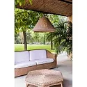 Faro Luminaire suspendu d'extérieur SAIGON OUT E27 IP44, marron, gris foncé 