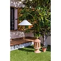Faro Luminaire à suspension SAIGON OUT E27 IP44, gris foncé 