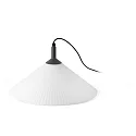 Luminaire à suspension SAIGON OUT E27 IP44, gris foncé 