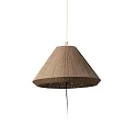 Luminaire à suspension SAIGON OUT E27 IP44, gris foncé 