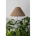 Faro Luminaire à suspension SAIGON OUT E27 IP44, gris foncé 