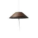 Luminaire à suspension SAIGON OUT E27 IP44, gris foncé 
