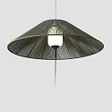 Faro Luminaire suspendu d'extérieur SAIGON OUT E27 IP44, gris foncé, olive verte 