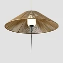 Faro Luminaire suspendu d'extérieur SAIGON OUT E27 IP44, gris foncé, jaune ocre 