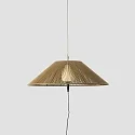 Faro Luminaire suspendu d'extérieur SAIGON OUT E27 IP44, gris foncé, jaune ocre 