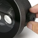 Faro Projecteur encastré TRAS 2L / 13° / 24V DC à 2 flammes, sans cadre, réglable IP67, noir mat gradable