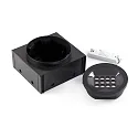 Faro floor recessed luminaire TRAS 25L / 13° / 700MA 12 flames, rigid IP67, black matt dimmable