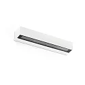 Luminaire mural d’extérieur DORO 380 à 2 flammes LED IP65, blanc mat 