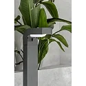 Faro Borne d'éclairage KLAMP E27 IP44, gris foncé 