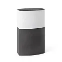 Borne d'éclairage DATNA 300 E27 IP44, gris foncé 