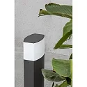 Faro Borne d'éclairage DATNA 600 E27 IP44, gris foncé 