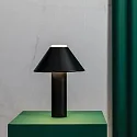 Faro table lamp FUJI LED IP44, satined, black 