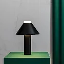Faro table lamp FUJI LED IP44, satined, black 