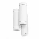 Luminaire mural d’extérieur STEPS 4 flammes GU10 IP44, blanc mat 