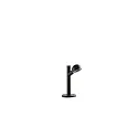 Borne d'éclairage BROT 200 LED IP44, noir 