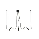 Luminaire à suspension CLAP LED IP65, noir 