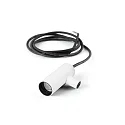 Luminaire mural d’extérieur CLAP 3 flammes LED IP65, noir 