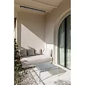 Faro outdoor ceiling luminaire SCUBA LED IP66, black 