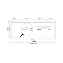 Frisch-Licht Cadre de montage ABR1550/310W, blanche