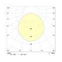 Frisch-Licht Downlight ADL2235A.1583 plat, rond, commutable IP20, blanche 