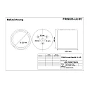 LED Downlight, 15W, 4000K, 1900lm, IP65, DALI dimmable, silver