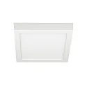 LED Downlight, square, 48W, 4000K, 3800lm, IP20, opal, DALI dimmable, white