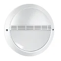 outdoor wall luminaire with grid IP65, white 