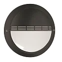 outdoor wall luminaire with grid IP65, black 