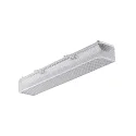 Luminaire pour locaux humides AWL117050P.3283 court, commutable, prismatique IP50, blanche 