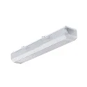 Luminaire pour locaux humides AWL117150P.3284 court, commutable, prismatique IP50, blanche 