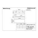 Frisch-Licht Luminaire pour locaux humides AWL117850A.2983DA contrôlable par DALI, convexe IP40, blanche gradable