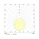 Frisch-Licht Luminaire pour locaux humides AWL137150P.5084 médium, commutable, prismatique IP50, blanche 