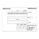 Frisch-Licht LED Damp-proof luminaire for wall / ceiling, 30W, 4000K, 3700lm, IP54, white