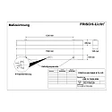 Frisch-Licht LED Damp-proof luminaire, 54W, 4000K, 6300lm, IP50, opal, white