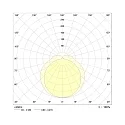 Frisch-Licht Luminaire pour locaux humides AWL147150A.6383 langue, commutable IP50, blanche 