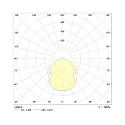 Frisch-Licht Luminaire pour locaux humides AWL147150P.6983 langue, commutable, prismatique IP50, blanche 