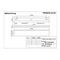 Frisch-Licht Luminaire pour locaux humides AWL147850A.6983M multipower, convexe IP40, blanche gradable