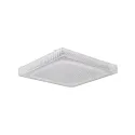 Luminaire pour locaux humides AWL417050P.7084 carré, commutable, prismatique IP50, blanche 