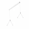 Canopée FL-PLN242063MP.8584L contrôlable par DALI, bloc d'alimentation inclus, blanche