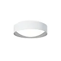 Applique et plafonnier PREMIUM ARCHITEKTUR Ø 30,8cm rond IP40, blanche, gris métal gradable