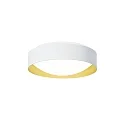 Applique et plafonnier PREMIUM ARCHITEKTUR Ø 30,8cm rond IP40, or, blanche gradable