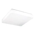 wall and ceiling luminaire 30cm square IP54, white dimmable