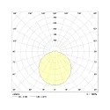 Frisch-Licht LED Wall and Ceiling luminaire, square, 18W, 4000K, 2000lm, IP54, white