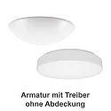 wall and ceiling luminaire PREMIUM 7510 Ø 26cm IP40, white dimmable
