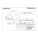 Frisch-Licht Applique et plafonnier DLZE7510M.1583M cylindrique, multipower IP40, blanche gradable