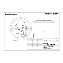 Applique et plafonnier DLZP7530M.7083M cylindrique, multipower IP40, blanche gradable