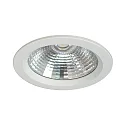 Plafonnier encastré Ø19,6 rond IP44, blanche gradable