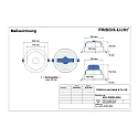Frisch-Licht Downlight EDL2220FA.2084 grand, rond, avec réflecteur IP20, blanche 